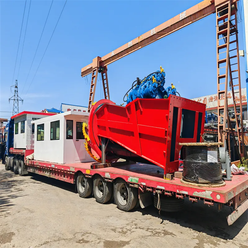 14 Inch Cutter Suction Dredger for River Pumping Sand Output Reached 300 Cubic Meters