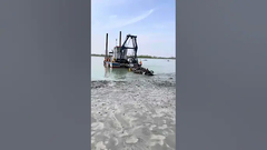 YSCSD350 capacité solide 360 cbm par heure dragueuse hydraulique à aspiration en service