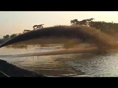 YSCSD350 capacité solide 360 cbm/h dragueuse à aspiration à coupe hydraulique en service--Yongsheng Dredger